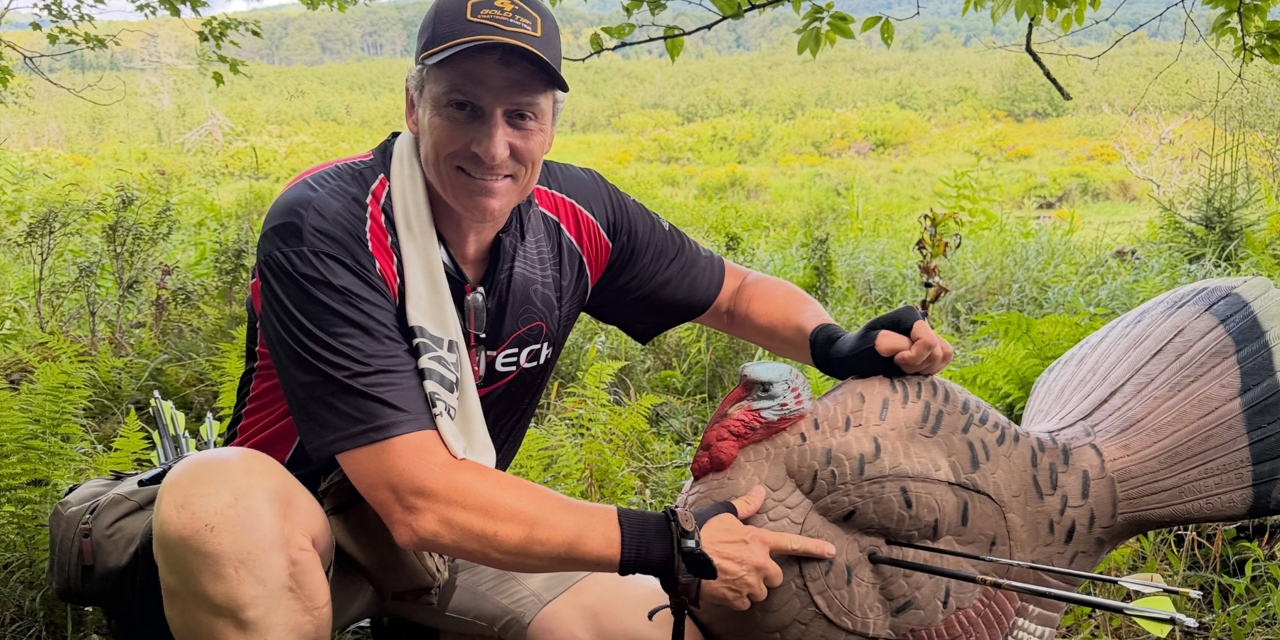 Tim Gillingham competing at the 2026 IBO World Championships with Gold Tip arrows