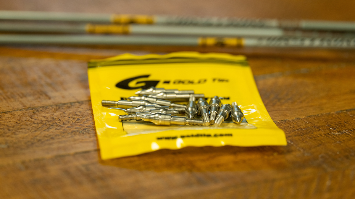 Gold Tip arrow points for hunting and target arrows, compound bow and archery components
