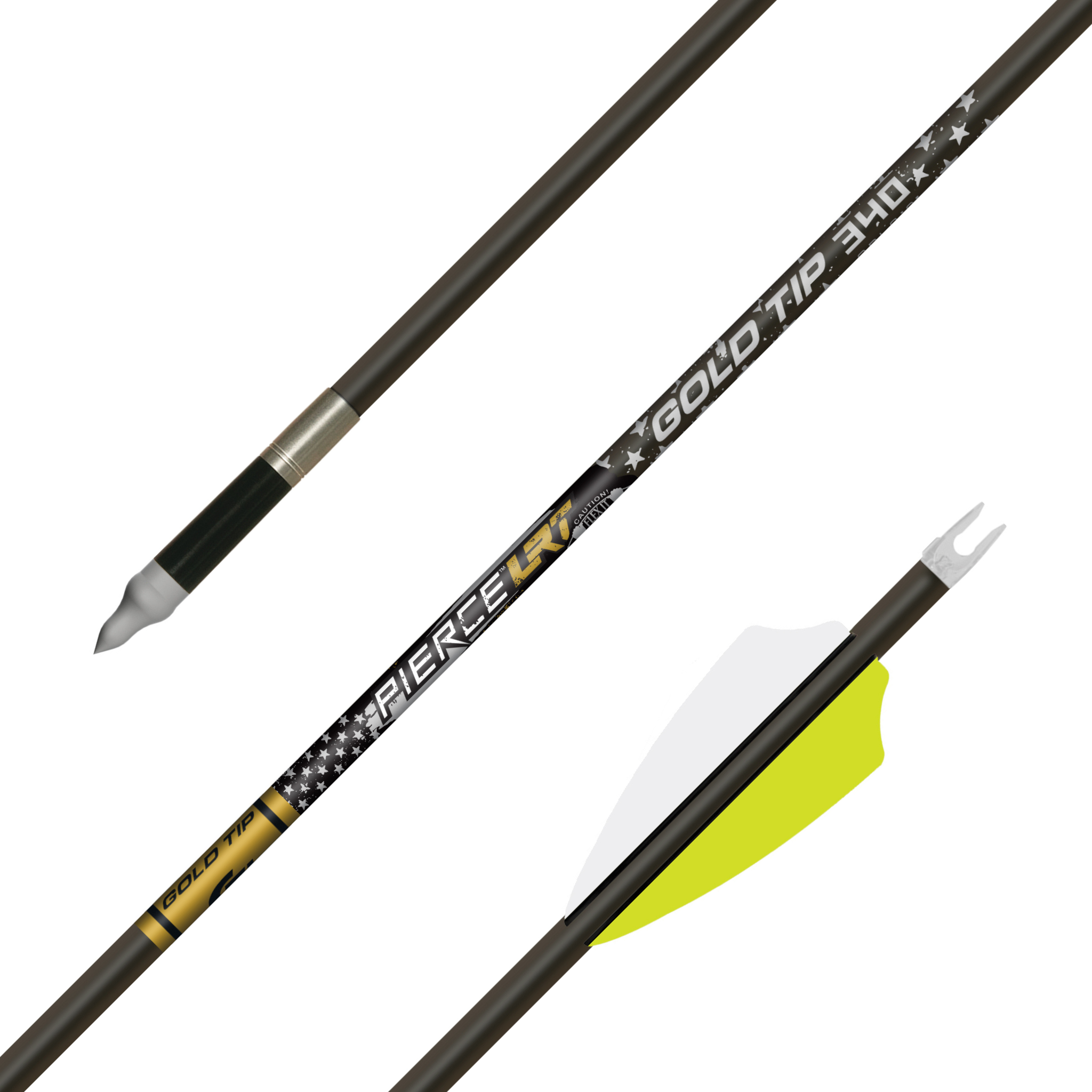 Gold Tip Pierce LRT Arrow