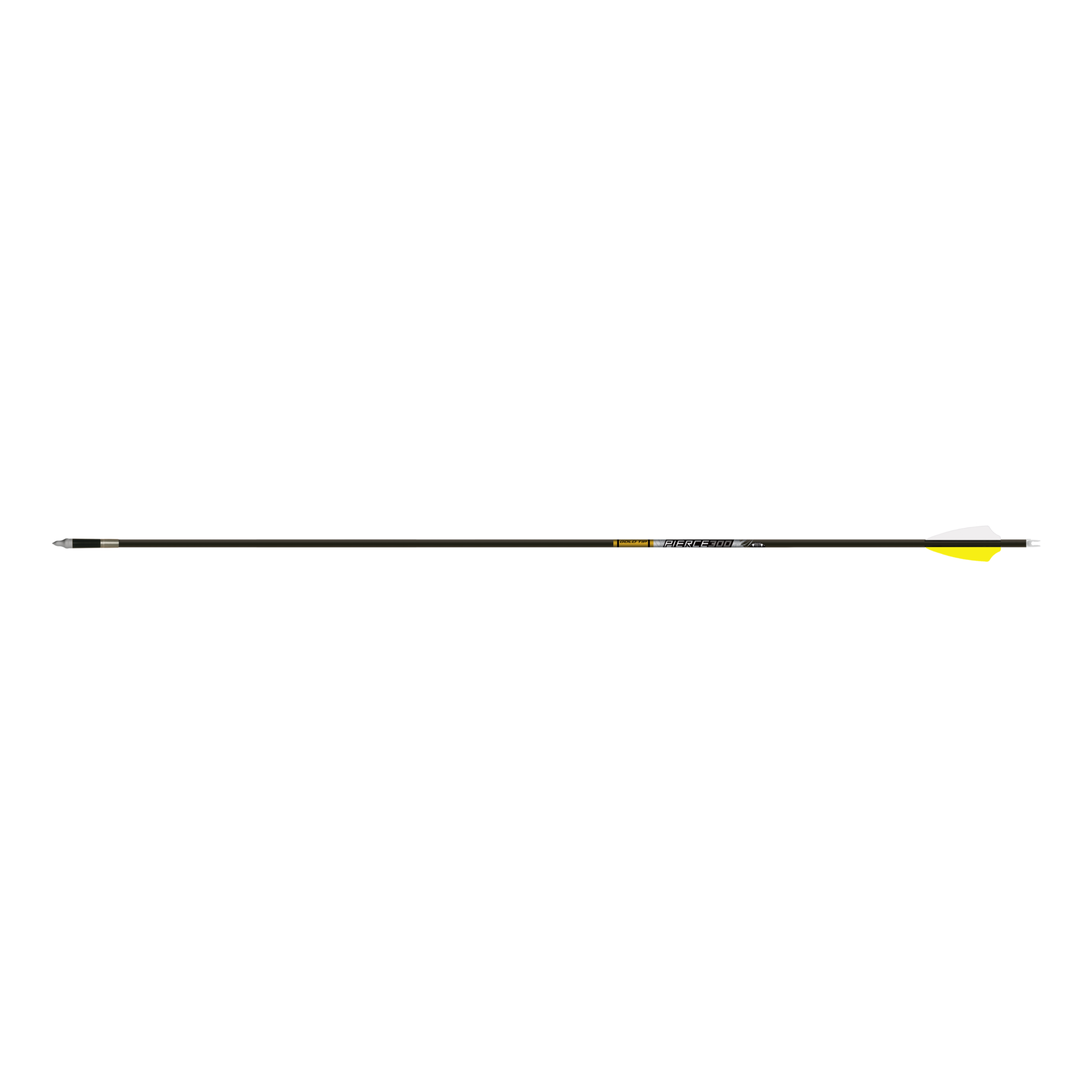 Gold Tip Pierce Platinum Arrow Full