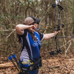 Gold Tip Velocity Pro Arrow at Full Draw