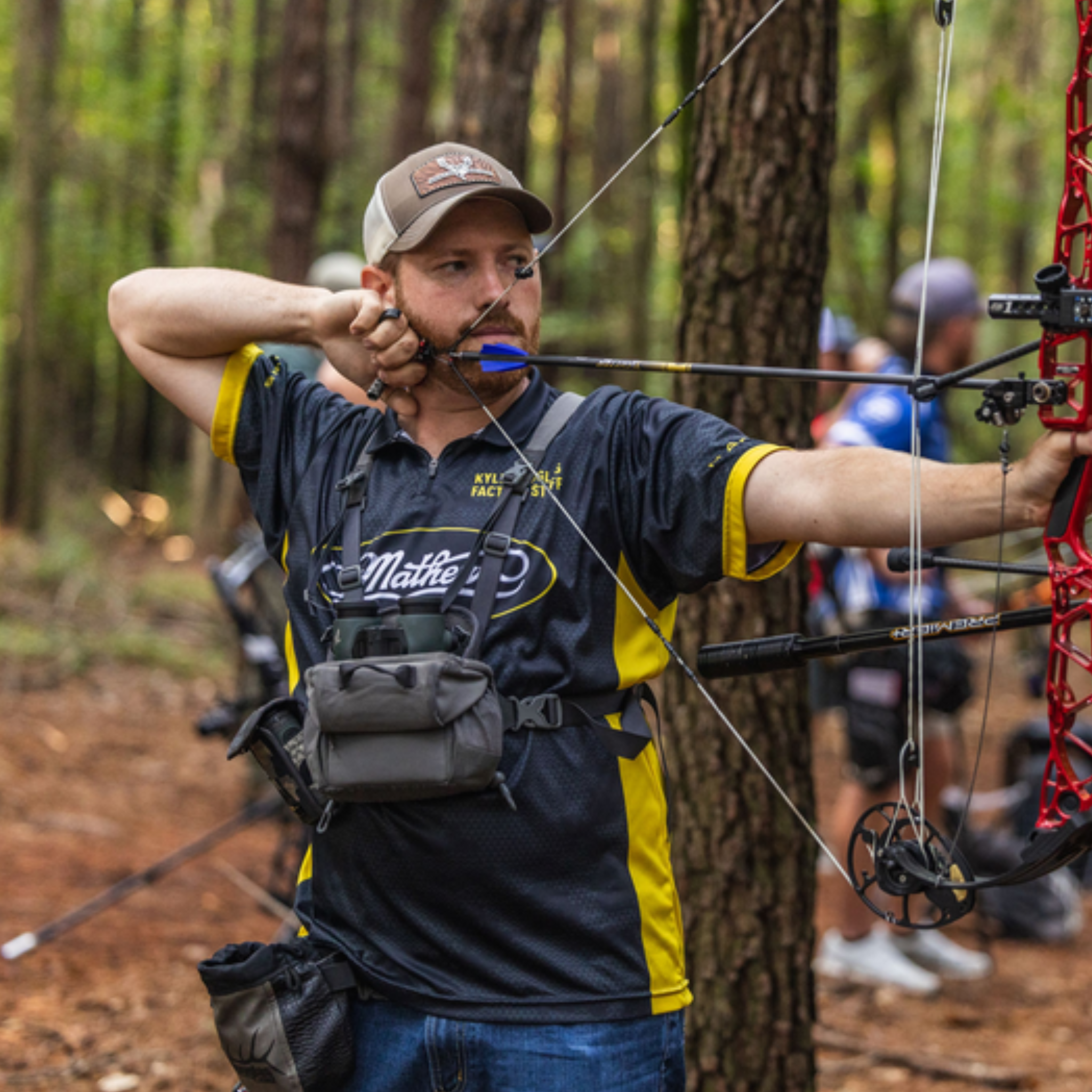 Kyle Douglas Shooting Gold Tip Triple X Pro Arrows in a Tournament