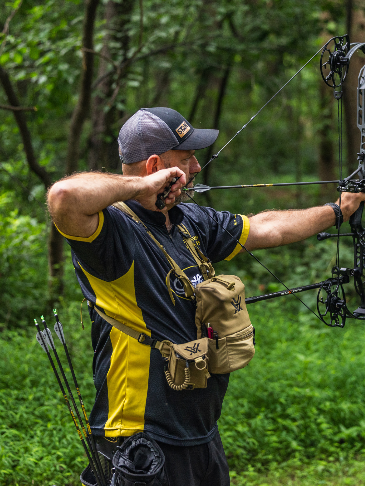 Randy Morocco Shooting Gold Tip Target Arrow