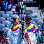 Pablo Gomez Zuluaga Shooting Gold Tip Pierce Tour Arrows During a World Archery Event